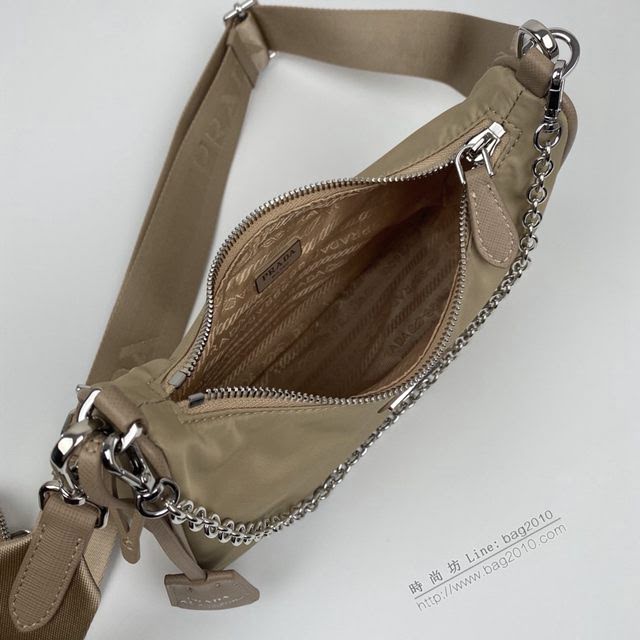 prada女包 普拉達2020新款nylon Hobo手拎包 時尚百搭 prada腋下包 1BH204 Prada單肩斜挎包  pyd2392